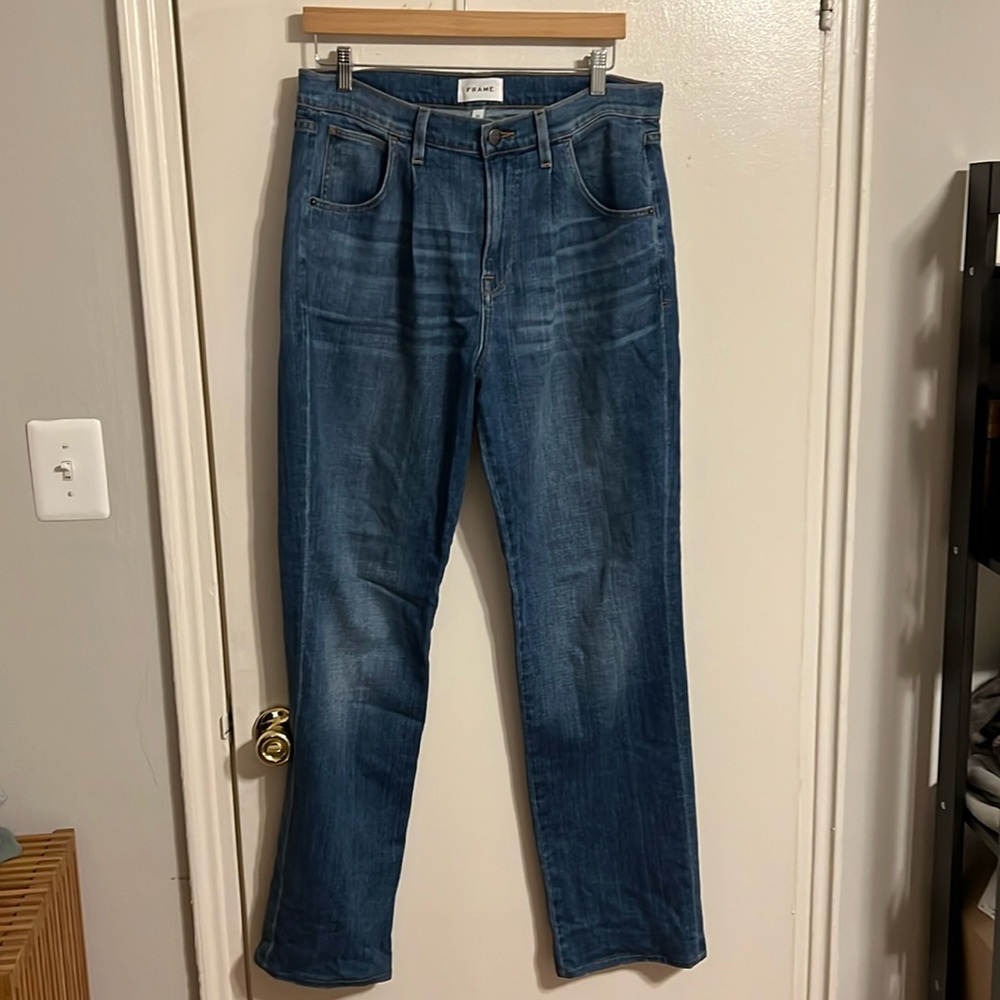Frame Wide Leg Jeans